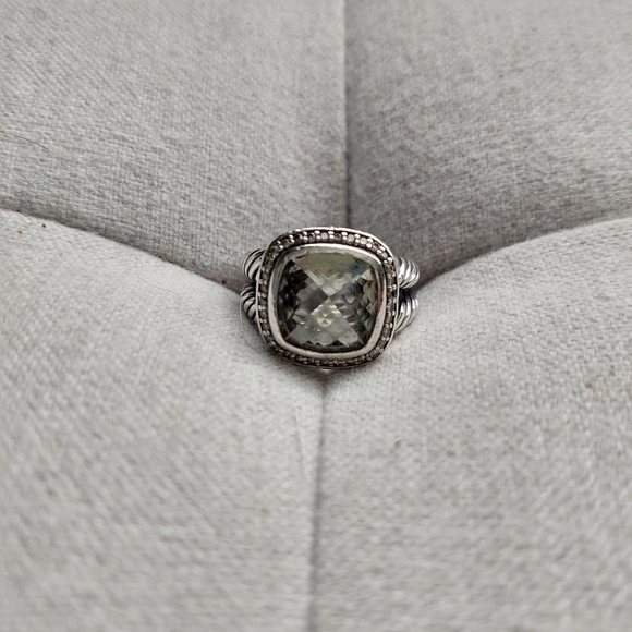 David Yurman Pave and Sage Ice Ring - Picture 6 of 6
